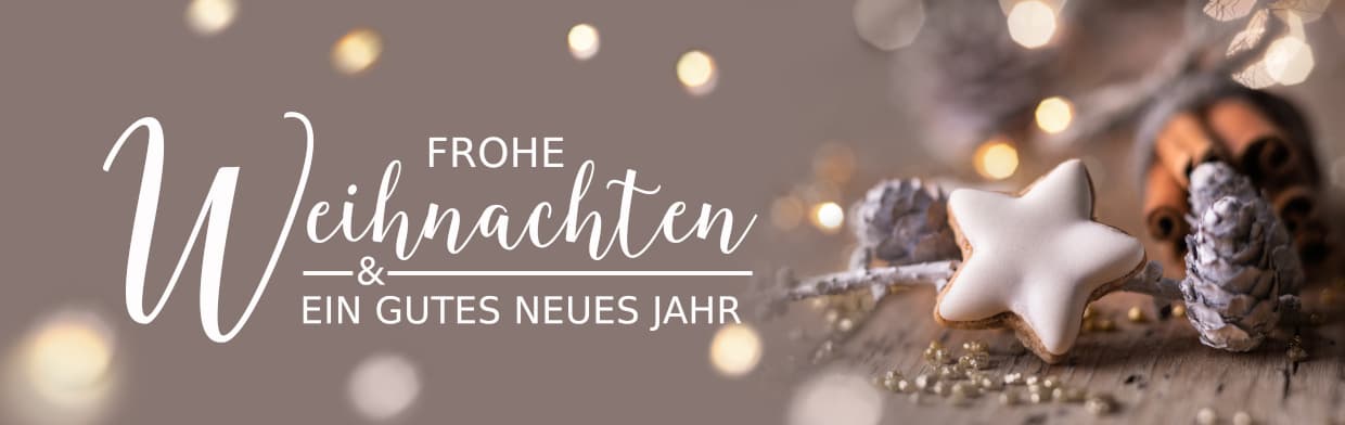 Weihnachtsgrußkarte mit Text "Frohe Weihnachten & ein gutes neues Jahr" | Motiv Floydine - stock.adobe.com | © stock.adobe.com, Dezember 2021