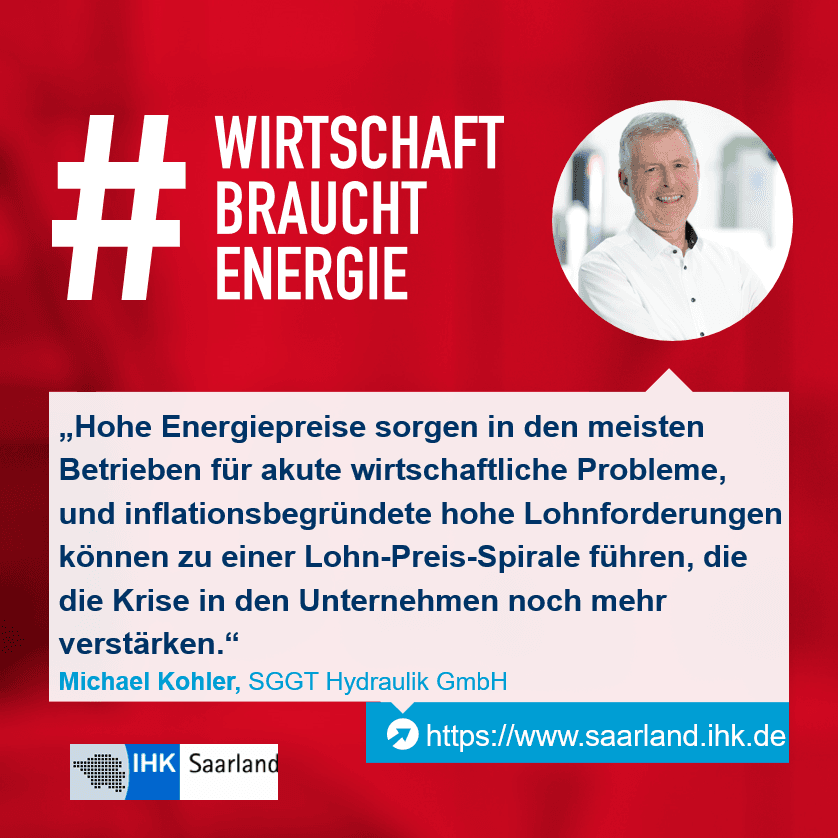 Michael Kohler Energie (png) | Motiv Statement | © IHK Saarland, Märze 2023