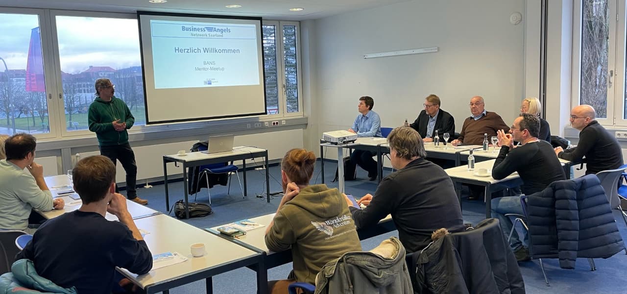BANS Mentor-Meetup mit Teilnehmern.